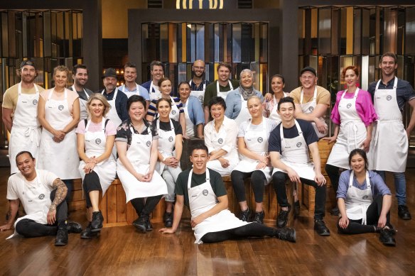 Familiar faces: While the judges may be new, the MasterChef contestants are not.