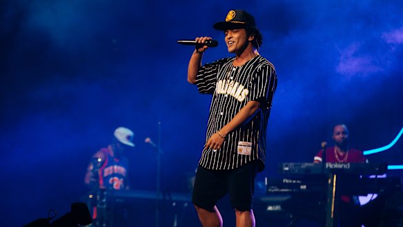 Bruno Mars brings the magic.