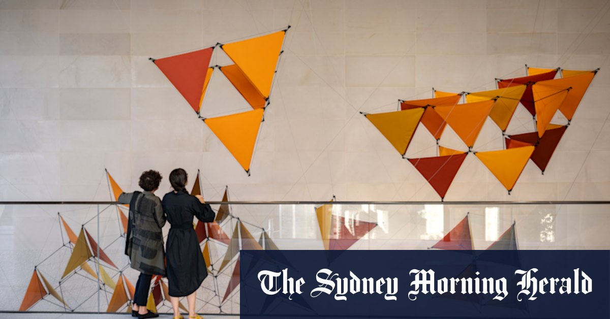 The artwork taking flight above one of Sydney’s busiest metro stations