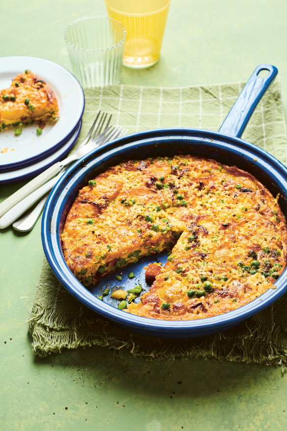 Serve with roasted red capsicum from a jar. 