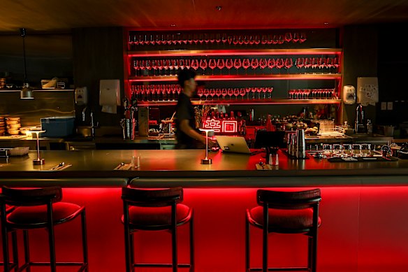 Sachi’s drinks offering includes an extensive and helpfully descriptive sake list.