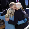 Sights, sounds, and a sob: highlights from Joe Biden's inauguration