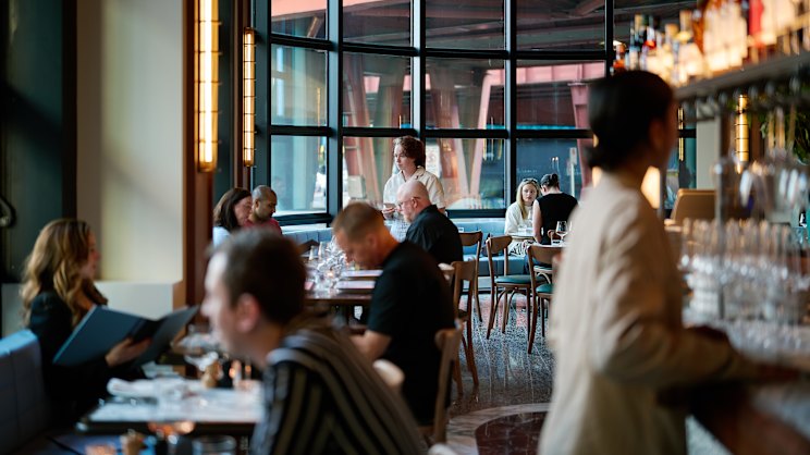 theage.com.au - Besha Rodell - Review: This hotel restaurant looks the part, but shaky, swearing service shatters the illusion