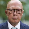 Opposition Leader Peter Dutton up his promise of public service cuts to 40,000 workers on Wednesday.