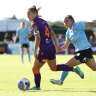 Perth Glory skipper Natasha Rigby, left, has announced her retirement.