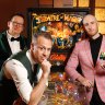 Three of the stars of Theatre of Magic at the Elizabeth Picture Theatre.