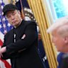 Elon Musk and Donald Trump.