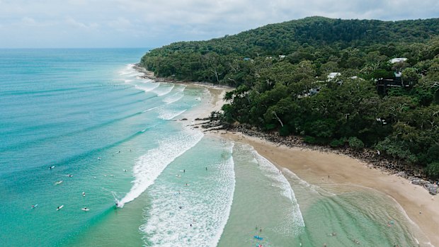 Noosa National Park and its secluded bays.