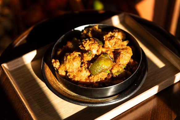 Go-to dish: Dry chilli chicken. 