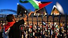 Just two days after the massacre in 2023, a Free Palestine rally was held on the steps of the Sydney Opera House.
