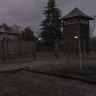 The house of Rudolf Höss, the Auschwitz camp’s wartime commandant, is seen from the former site of the Nazi concentration and extermination camp in Oswiecim, Poland.