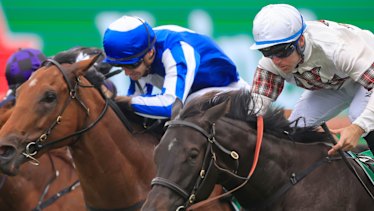 Jamaea and Tommy Berry (right) will take on Espiona in the Light Fingers Stakes.