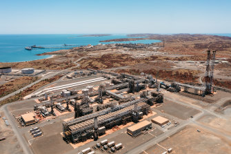 Gas from the Scarborough field would be processed 430 kilometres away at Woodside’s Pluto LNG plant near Karratha.