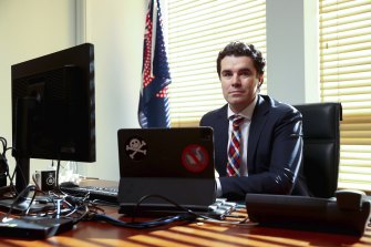 Labor’s assistant spokesman for communications and cybersecurity Tim Watts likened ransomware crews to pirates.