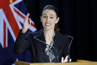 New Zealand Prime Minister Jacinda Ardern.