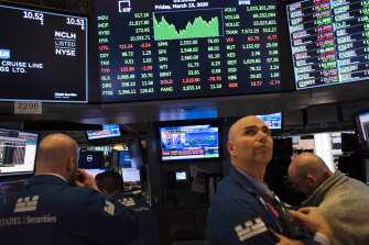 Coronavirus Trading On Wall Street Halted As Us Stocks Nosedive