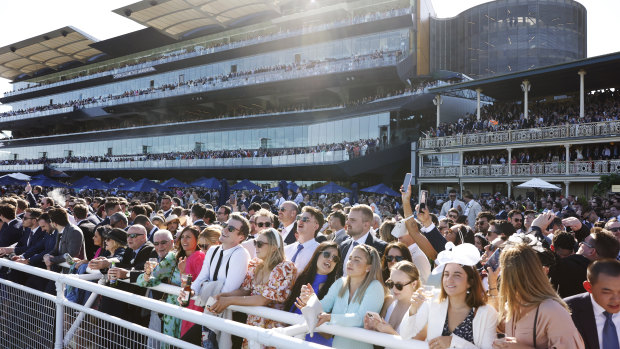 A packed house at Randwick for The Everest last year.