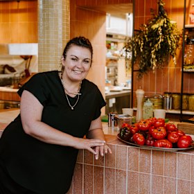 Karen Martini has written the menu.