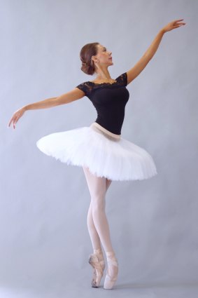 Maria was a dancer with the Kyiv Ballet, and is now in Australia.