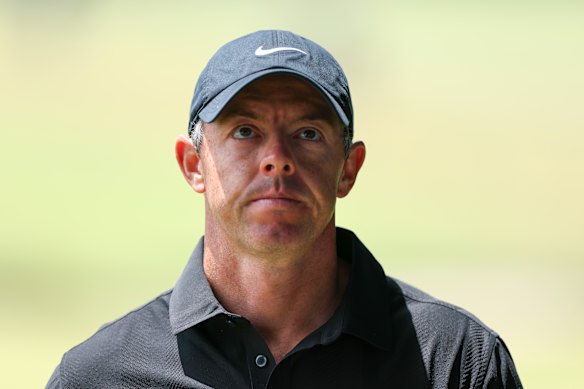 Rory McIlroy bounced back spectacularly from a nightmare fresh-air shot.