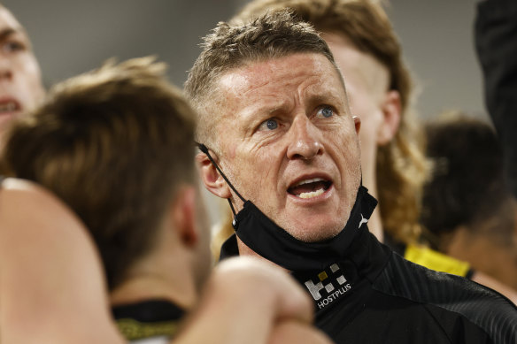 Tigers head coach Damien Hardwick said the team was “clearly not good enough” at the moment.