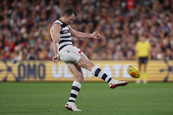 Patrick Dangerfield stepped up for Geelong.