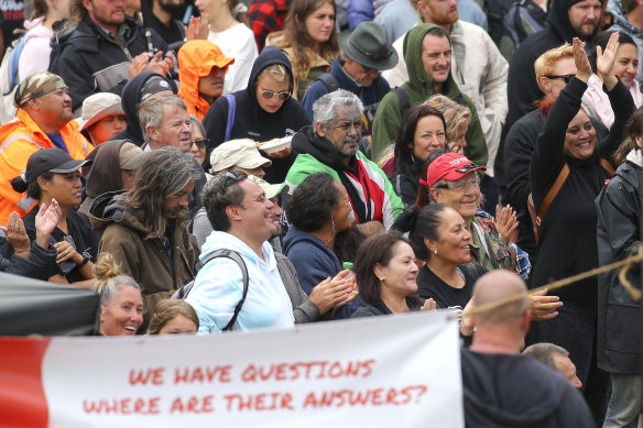 The number of protesters in Wellington appears to have dwindled but they have left behind a group that shows little interest in de-escalation, prompting concerns that violence is increasingly likely.
