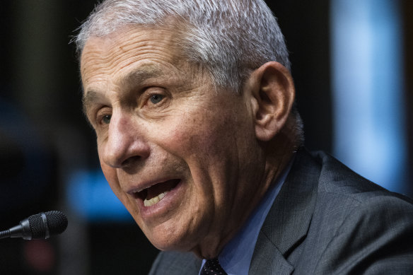 Top US infectious disease specialist Dr Anthony Fauci was hoping that any vaccine might be 75 per cent effective.