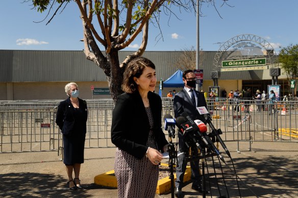 NSW Premier Gladys Berejiklian on Friday.