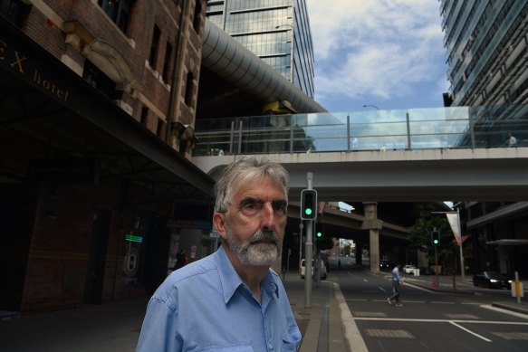 Bill Lloyd, 69, has owned his terrace in the same building as the Sussex Hotel, next to Wynyard Walk, since 1992. 