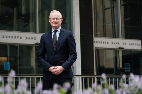 Reserve Bank governor Dr Phil Lowe. The RBA board meets on May 3, and markets have tipped a 50-50 chance of an interest rate rise.