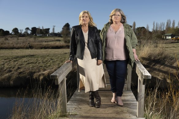 Former Nationals state MP Bronnie Taylor with Snowy Monaro Labor councillor Tanya Higgins are among the women who’ve been intimidated by Thaler.







