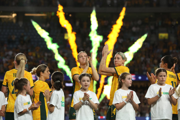 Clare Hunt says she’s living the dream with the Matildas.