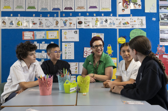 Killarney Heights Public School principal Gillian Tegg said the school’s NAPLAN results had not suffered by teaching classes in French.