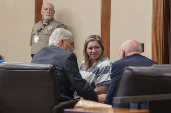 Jodi Hildebrandt attends a hearing last year.