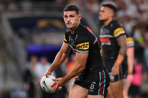 Nathan Cleary had a mixed start to the grand final.