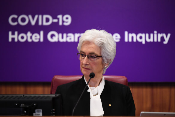 Retired judge Jennifer Coate chaired a board of inquiry into Victoria’s hotel quarantine program.