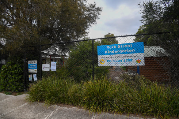 The York Street Kindergarten in Glenroy was added as a tier 1 exposure site on Wednesday.