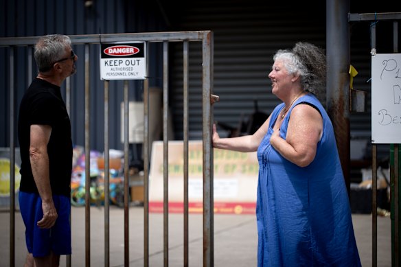 Daylesford Community Op Shop co-founder Clifford says the store will reopen in early March, thanks to community donations.
