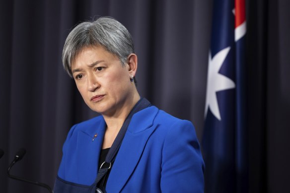 Foreign Affairs Minister Penny Wong called for “restraint and de-escalation” from China.