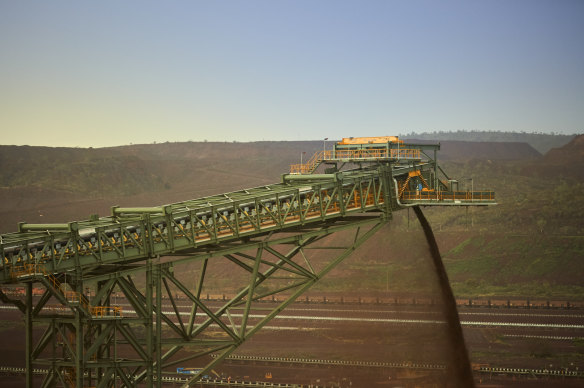 Iron ore prices have started falling in recent weeks. 