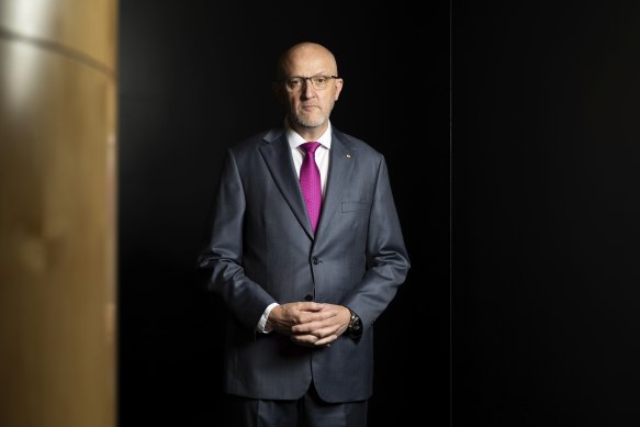 ASIO boss Mike Burgess said the spy game rule book was being rewritten. 
