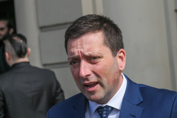 Victorian Opposition Leader Matthew Guy.