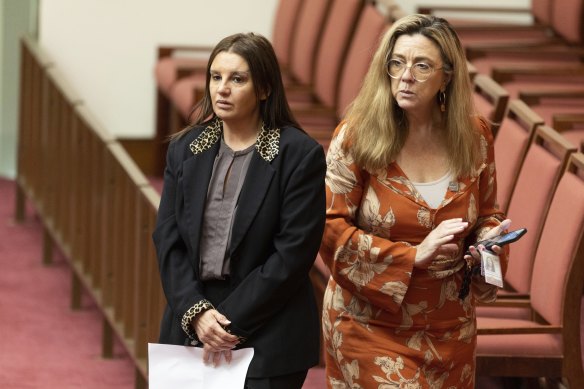Senators Jacqui Lambie and Tammy Tyrrell have parted ways.