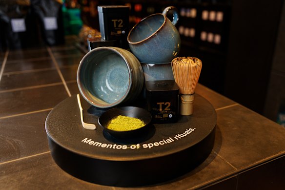A display inside the Little Collins Street, Melbourne, store  
