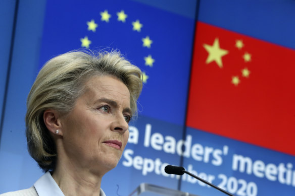 European Commission President Ursula von der Leyen says the world has changed since the original deal was made.