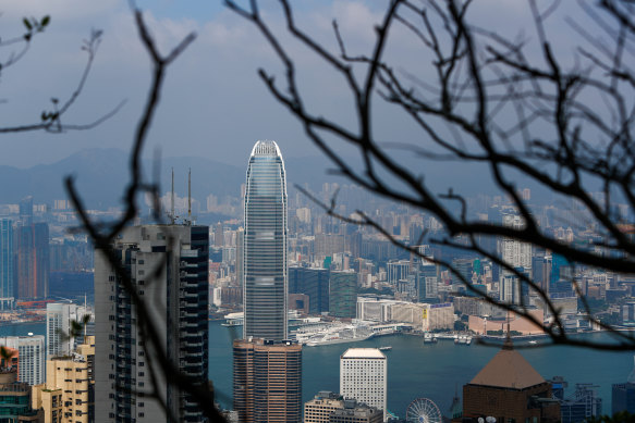 Hong Kong’s central business district has struggled since COVID-19. 