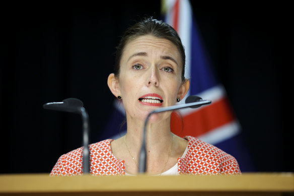 Prime Minister Jacinda Ardern announced fresh restrictions in New Zealand on Sunday, including the cancellation of her own wedding. 