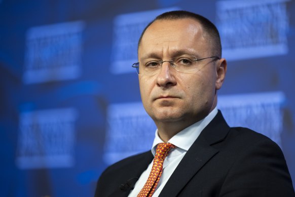 Vasyl Myroshnychenko, Ukraine’s ambassador to Australia.