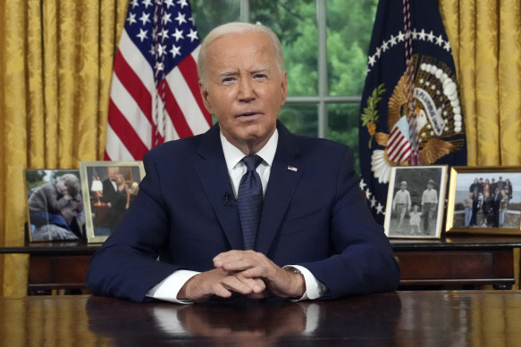 President Joe Biden attempted to calm Americans from the Oval Office after the attack on Donald Trump.